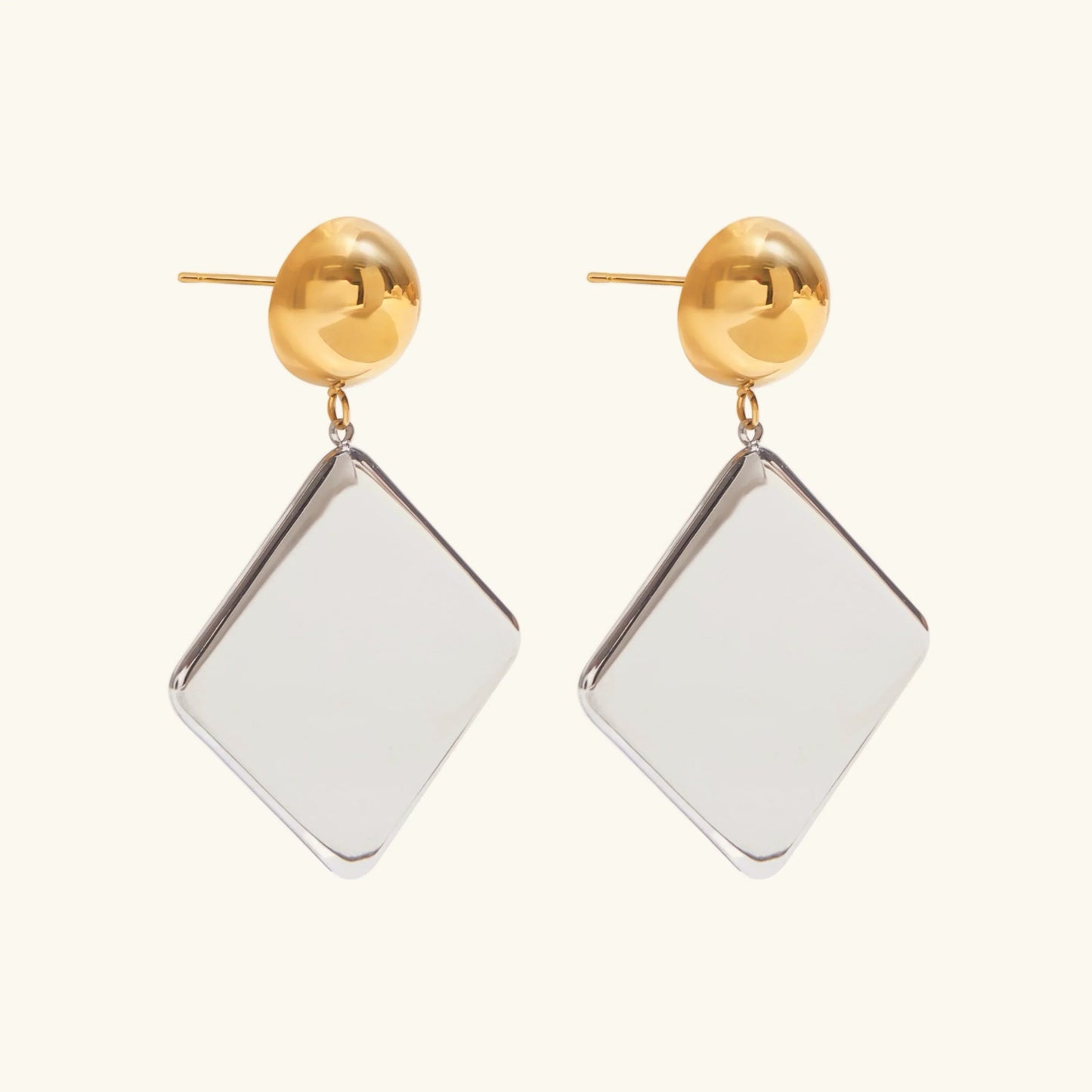 [Royal Vicky]Kelly Geometric Drop Earrings