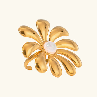 [Royal Vicky]Bellemare Floral Gold Ring
