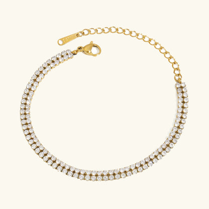 [Royal Vicky]Celene Layered Tennis Bracelet