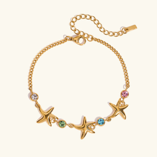 [Royal Vicky]Kristine Golden Starfish Bracelet