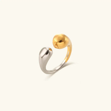 [Royal&Vicky]Seren Zweifarbiger Goldring