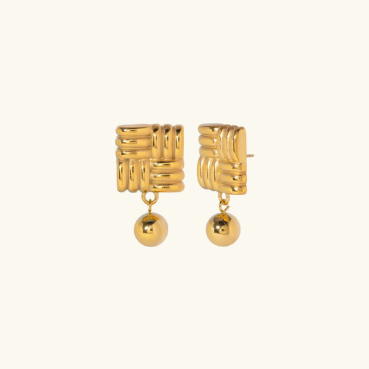 [Royal Vicky]Alba Gold Earrings