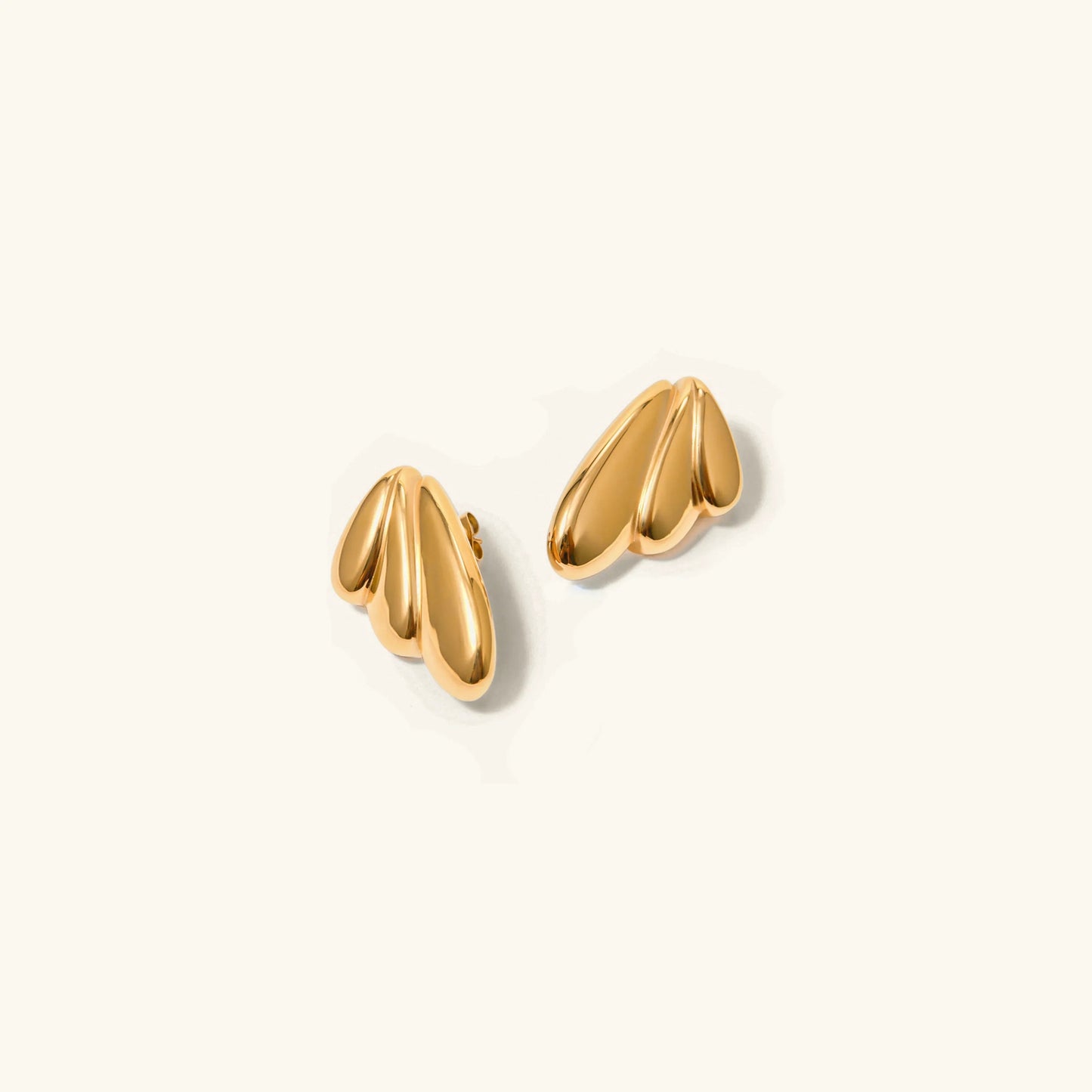 [Royal Vicky]Saffron Gold Earrings