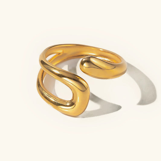 [Royal Vicky]Bernice Open Ended Gold Ring