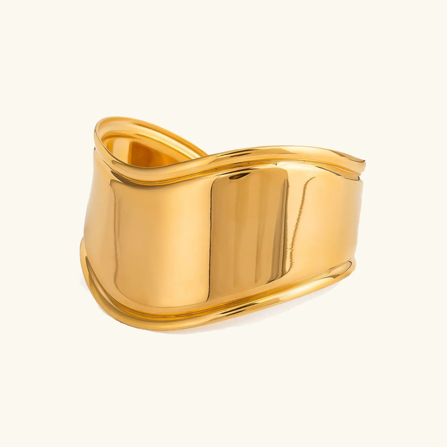 [Royal Vicky]Izza Smooth Gold Cuff
