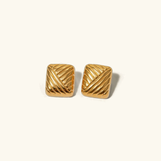 [Royal Vicky]Inez Gold Earrings