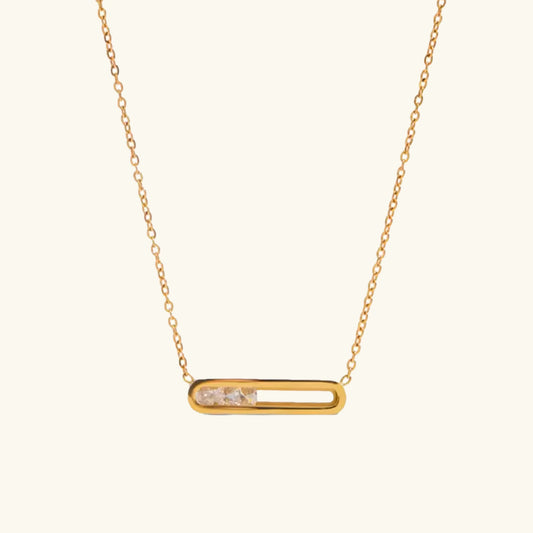 [Royal Vicky]Abby Sculpted Gold Pendant