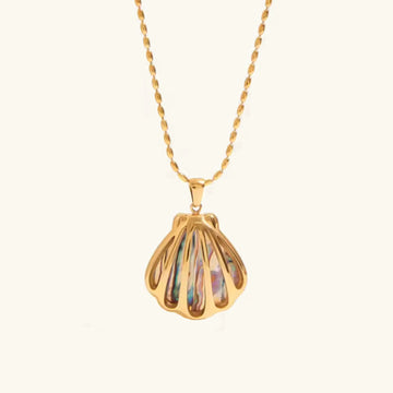 [Royal&Vicky]Nixie Gold Muschel Anhänger