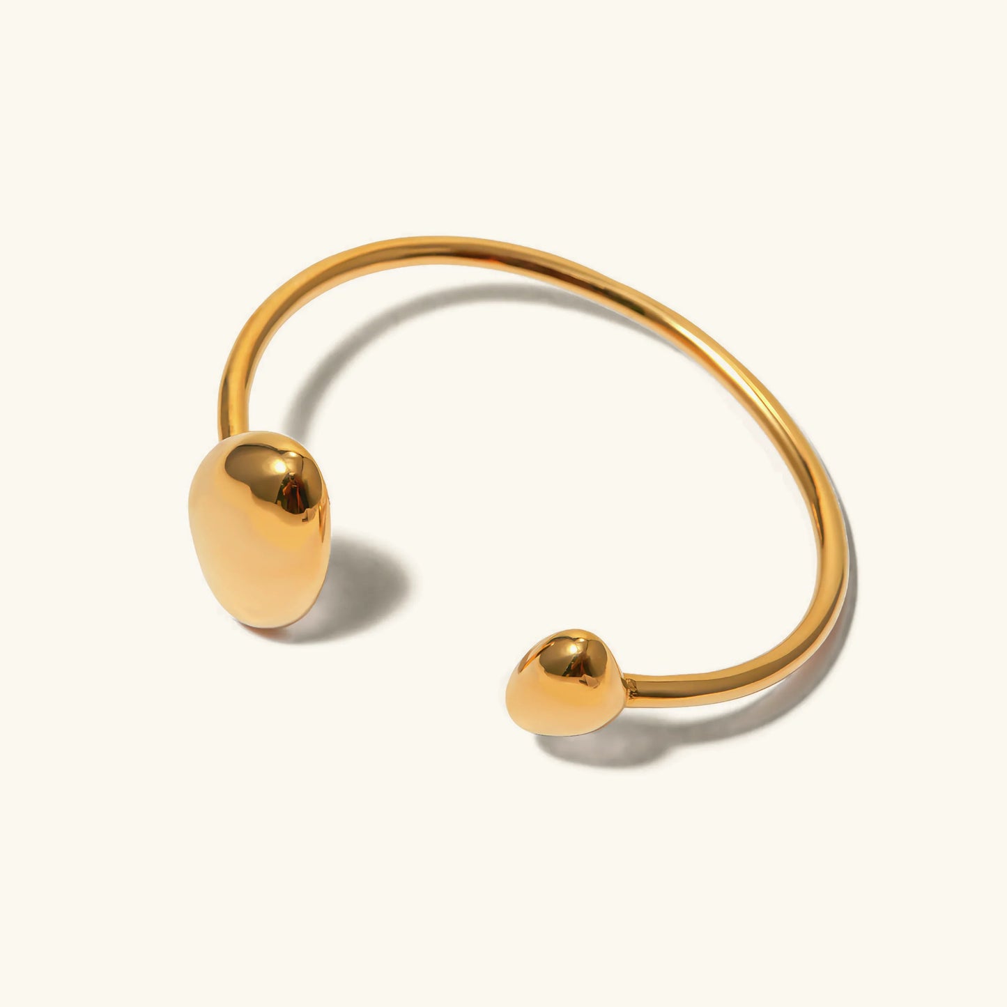 [Royal Vicky]Mallory Minimalist Gold Cuff
