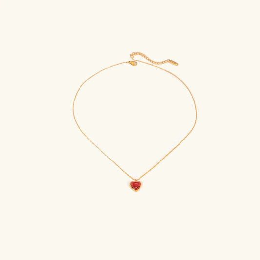 [Royal Vicky]Cecily Gold Heart Necklace