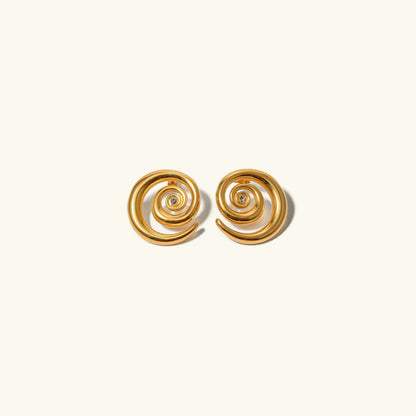 [Royal Vicky]Tilly Gold Earrings