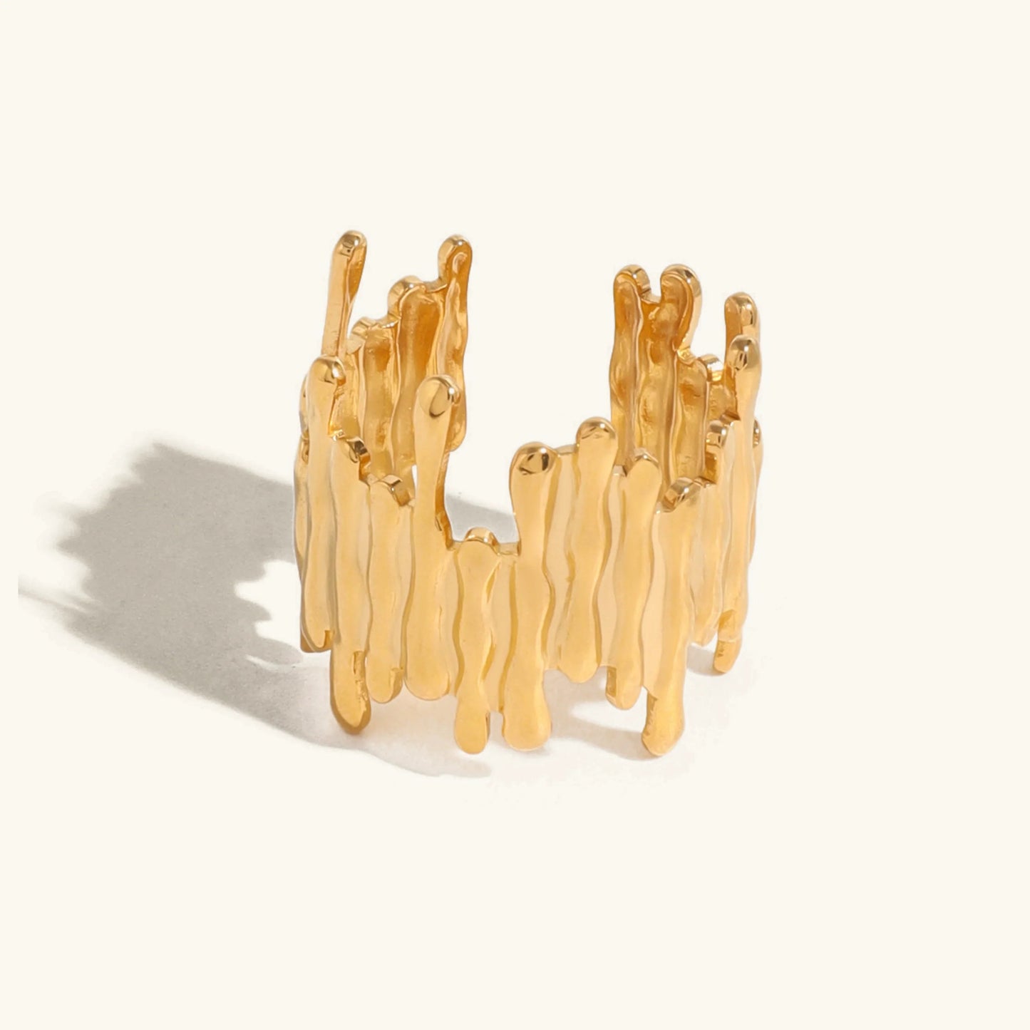 [Royal Vicky]Zoella Abstract Gold Ring