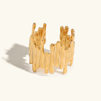 [Royal Vicky]Zoella Abstract Gold Ring