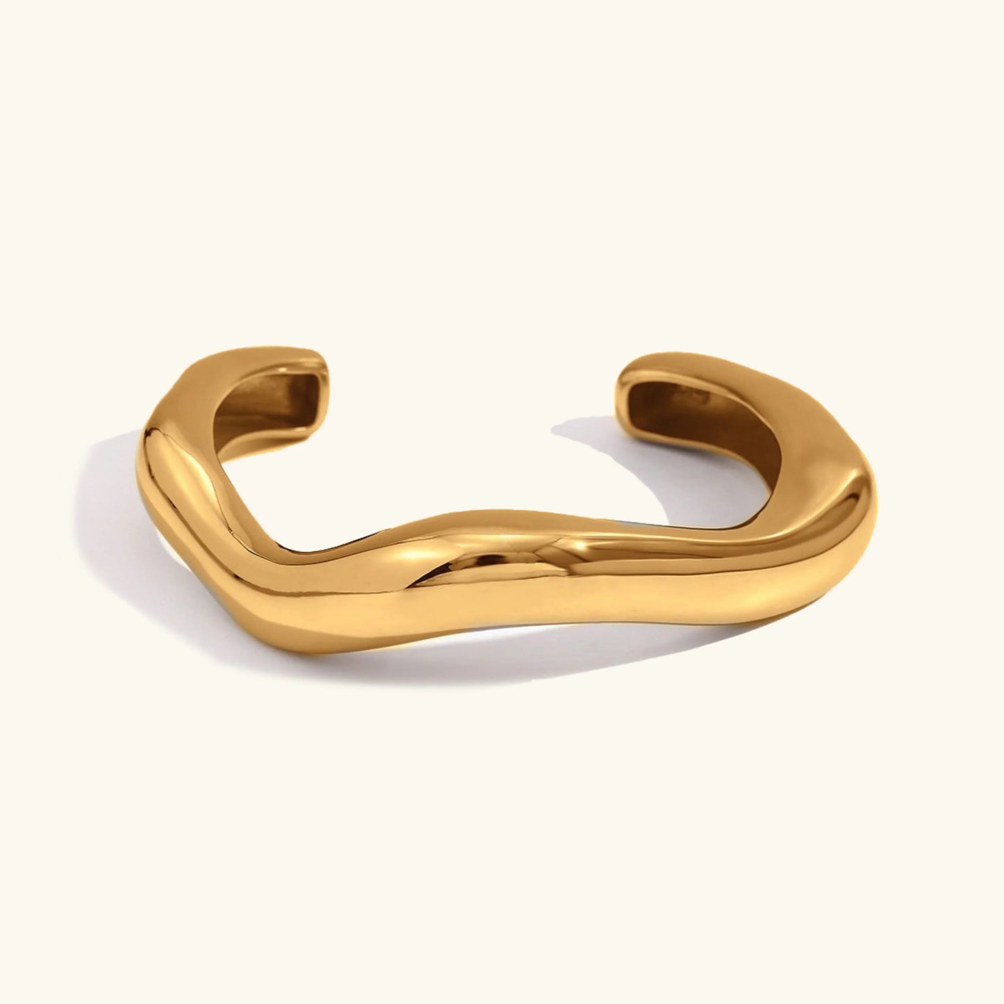 [Royal Vicky]Zaria Asymmetrical Gold Bangle