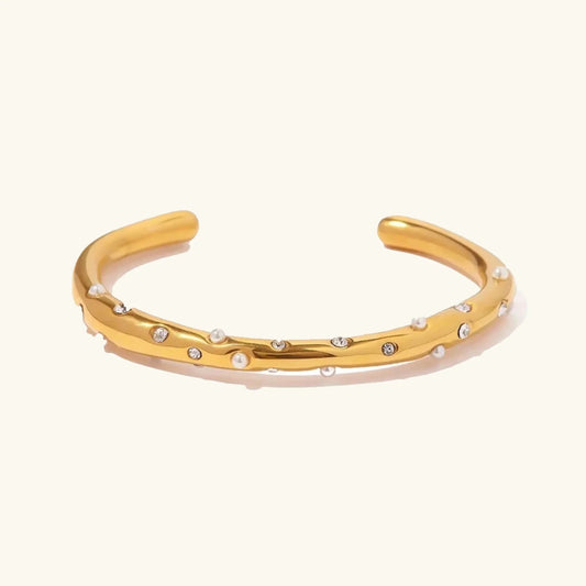 [Royal Vicky]Corisande Gold Bangle