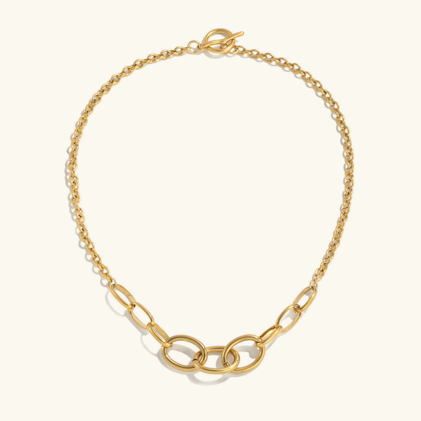 [Royal Vicky]Renelle Gold Chain Necklace