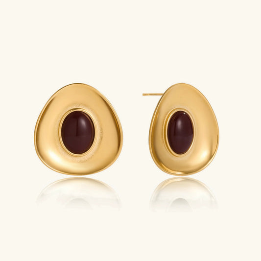[Royal Vicky]Orissa Gold Enamel Earrings