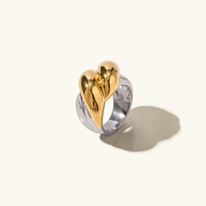 [Royal Vicky]Fatima Two Tone Ring