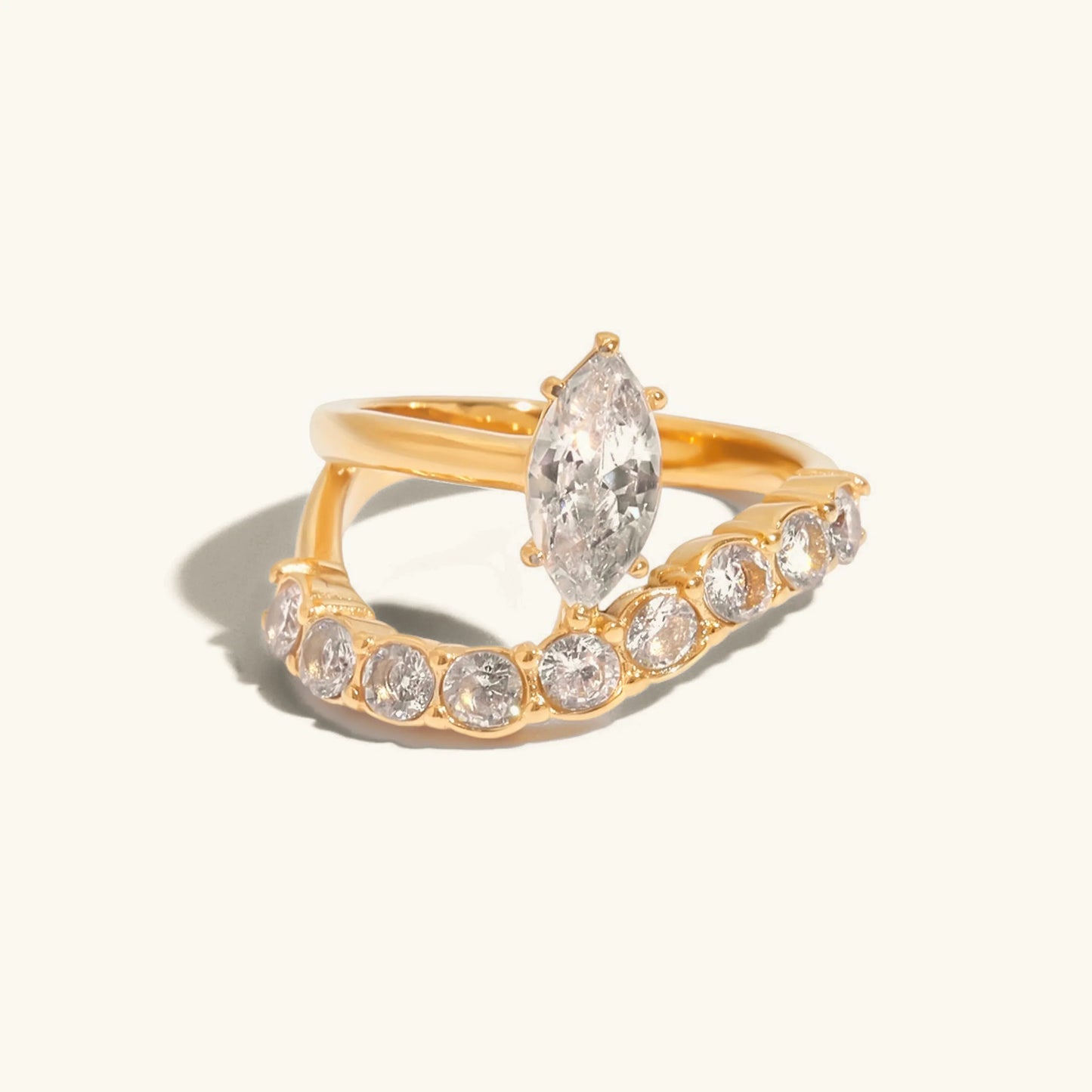 [Royal Vicky]Calina Marquise Diamond Ring