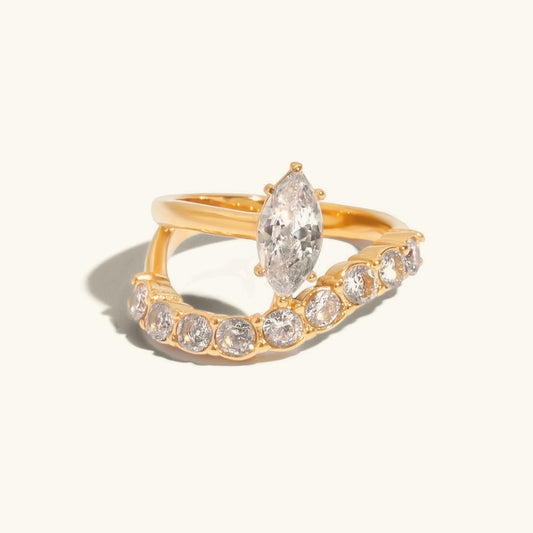 [Royal Vicky]Calina Marquise Diamond Ring