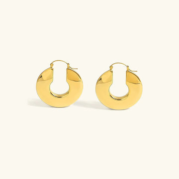 [Royal&Vicky]Kayleigh Chunky Hoop Earrings