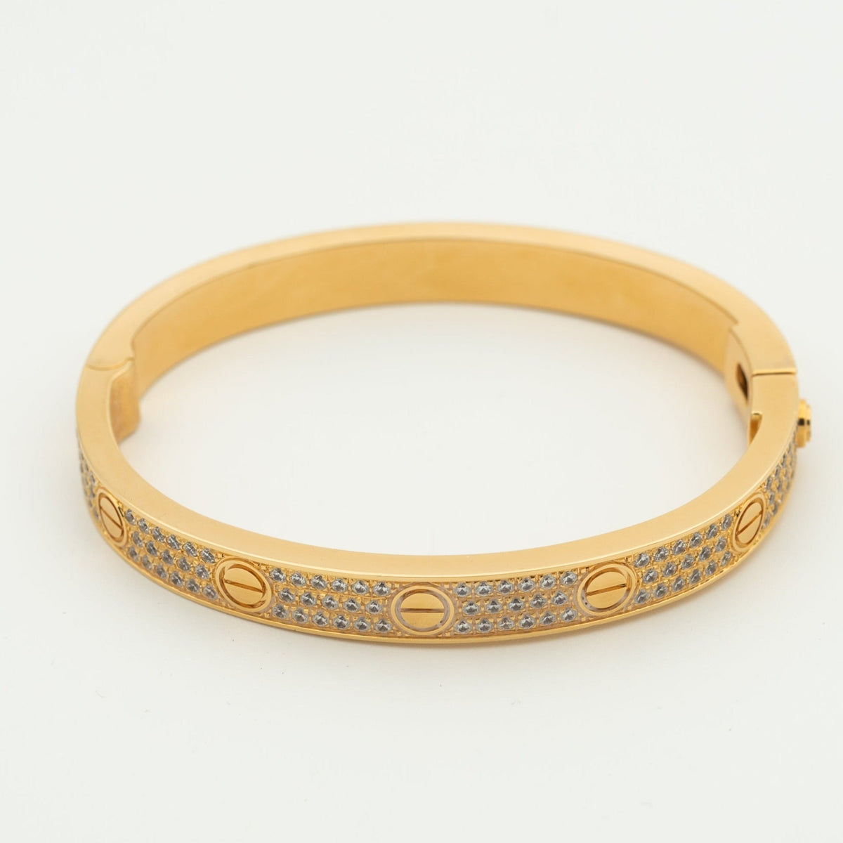 [Royal&Vicky]LOVE BRACELET 6.1MM DIAMOND-PAVED