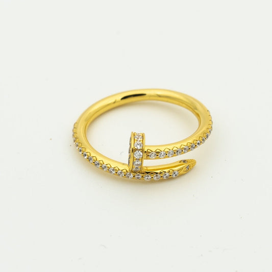 [Vicky]JUSTE RING 1,8 MM GOLD DIAMANTEN