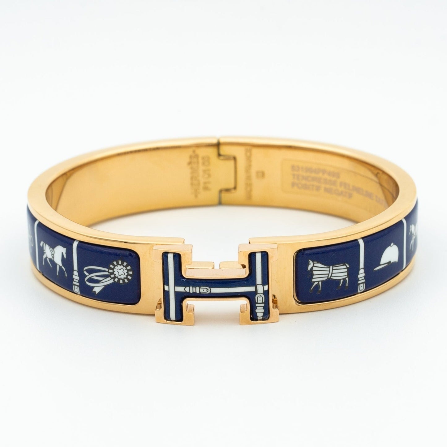 [Vicky]H BRACELET BLUE CERAMIC