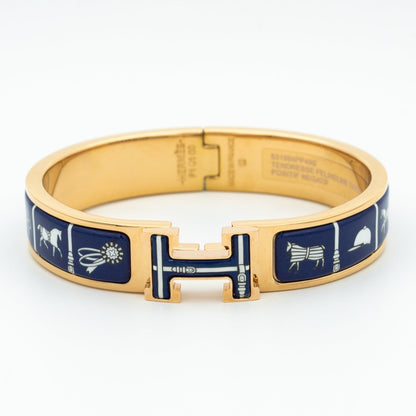 [Vicky]H BRACELET BLUE CERAMIC