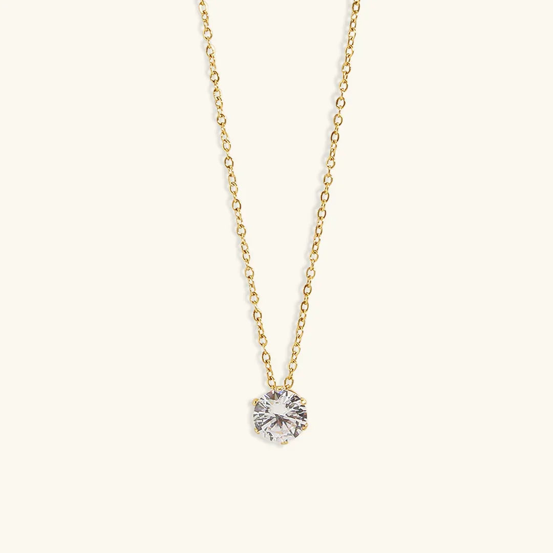 [Royal&Vicky]Kyla Solitaire Goldkette