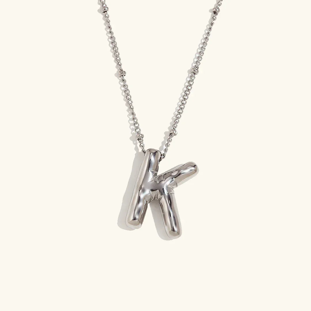 [Royal Vicky]Balloon Gold Initial Necklace