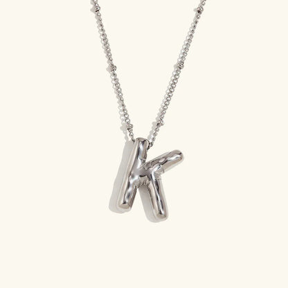 [Royal Vicky]Balloon Gold Initial Necklace