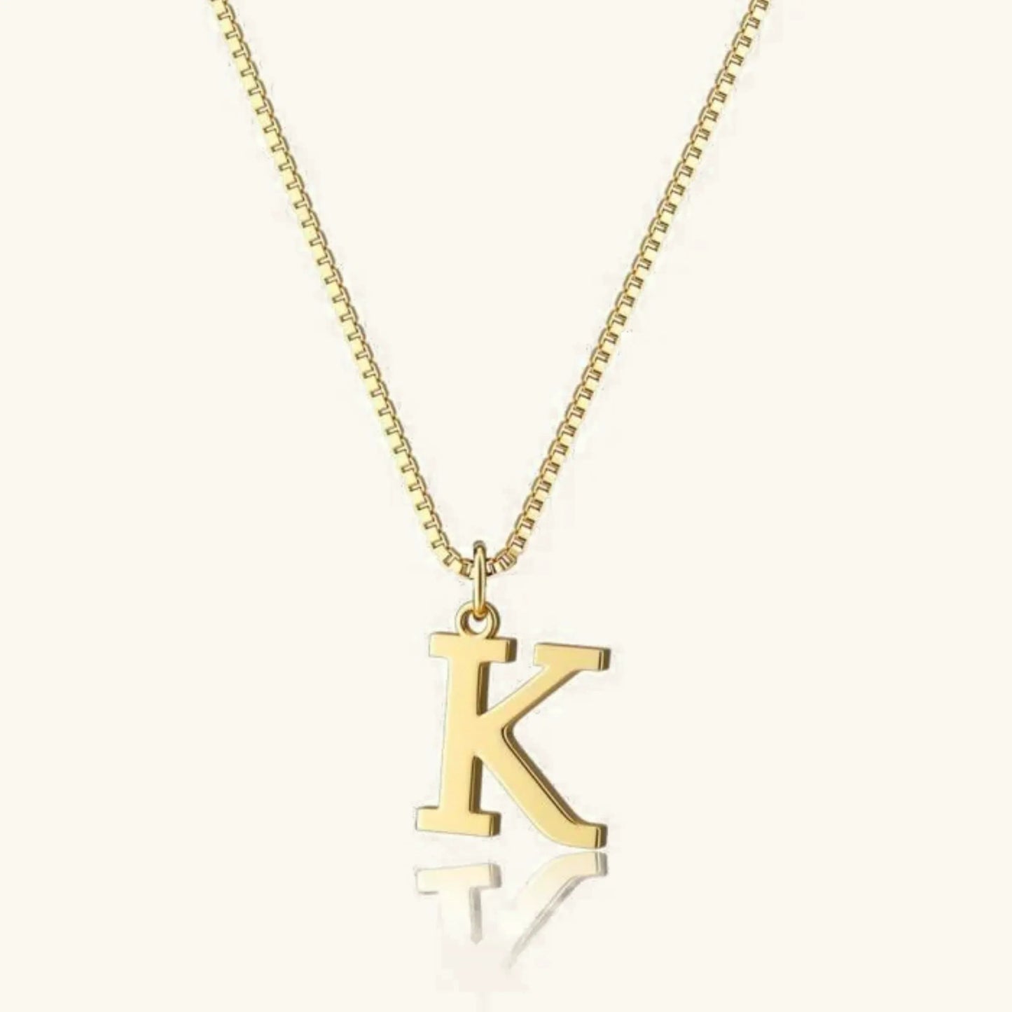 [Royal Vicky]Therese Letter Initial Gold Necklace