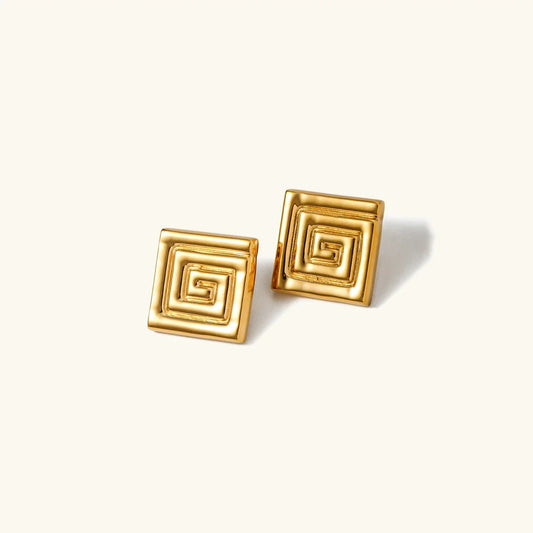 [Royal Vicky]Karina Gold Earrings