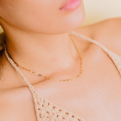[Royal Vicky]Lena Golden Chain Necklace