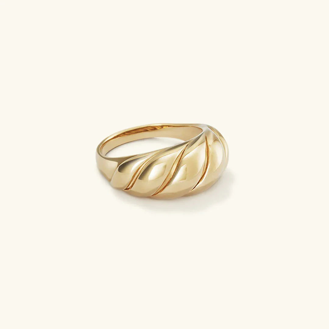 [Royal Vicky]Lorelei Gold Croissant Ring