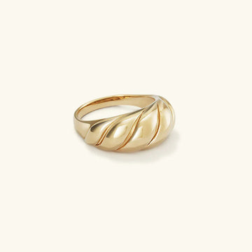 [Royal&Vicky]Lorelei Gold-Croissant-Ring