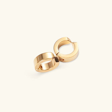 [Royal&Vicky]ルシール フラット チャンキー ハギーピアス