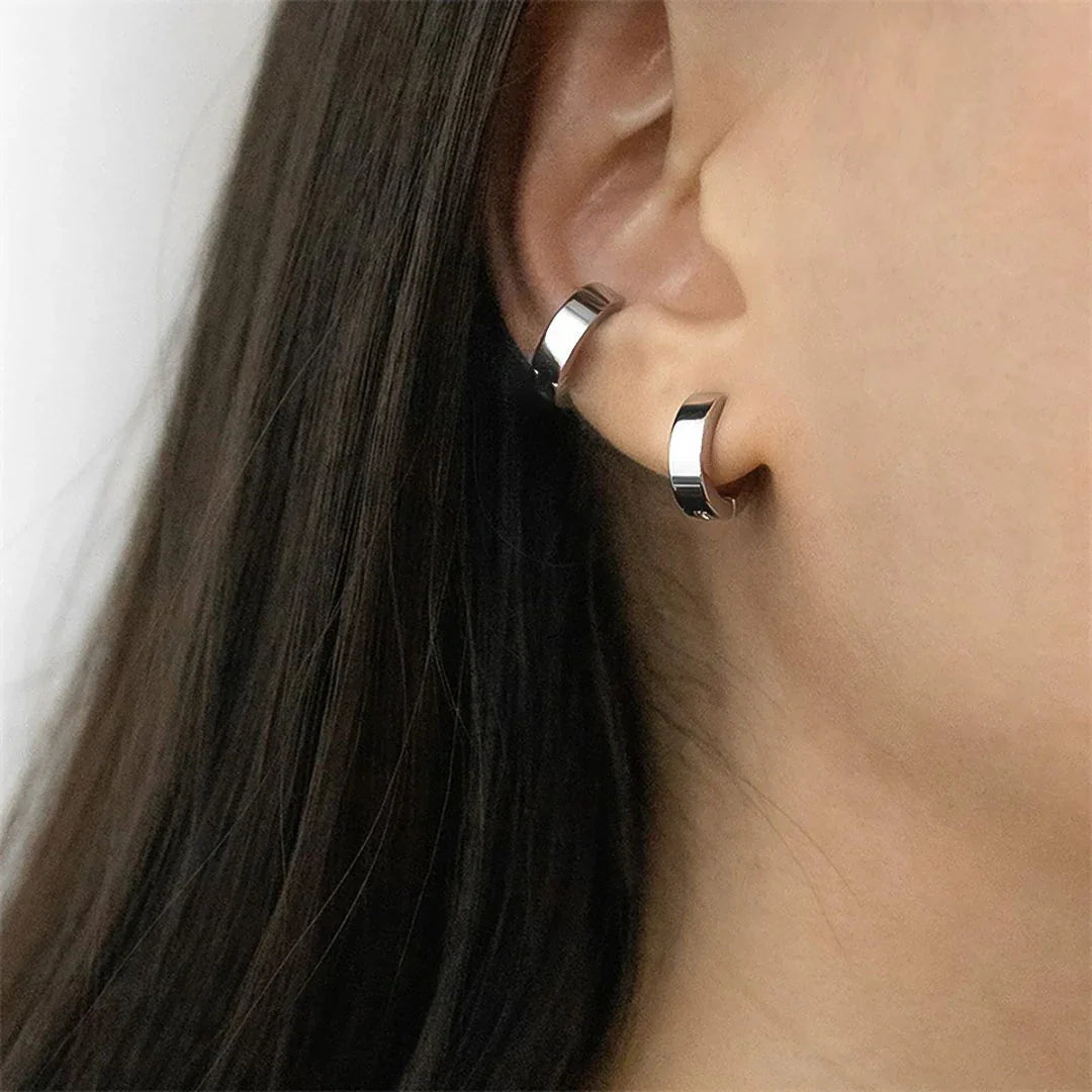 [Royal&Vicky]ルシール フラット チャンキー ハギーピアス