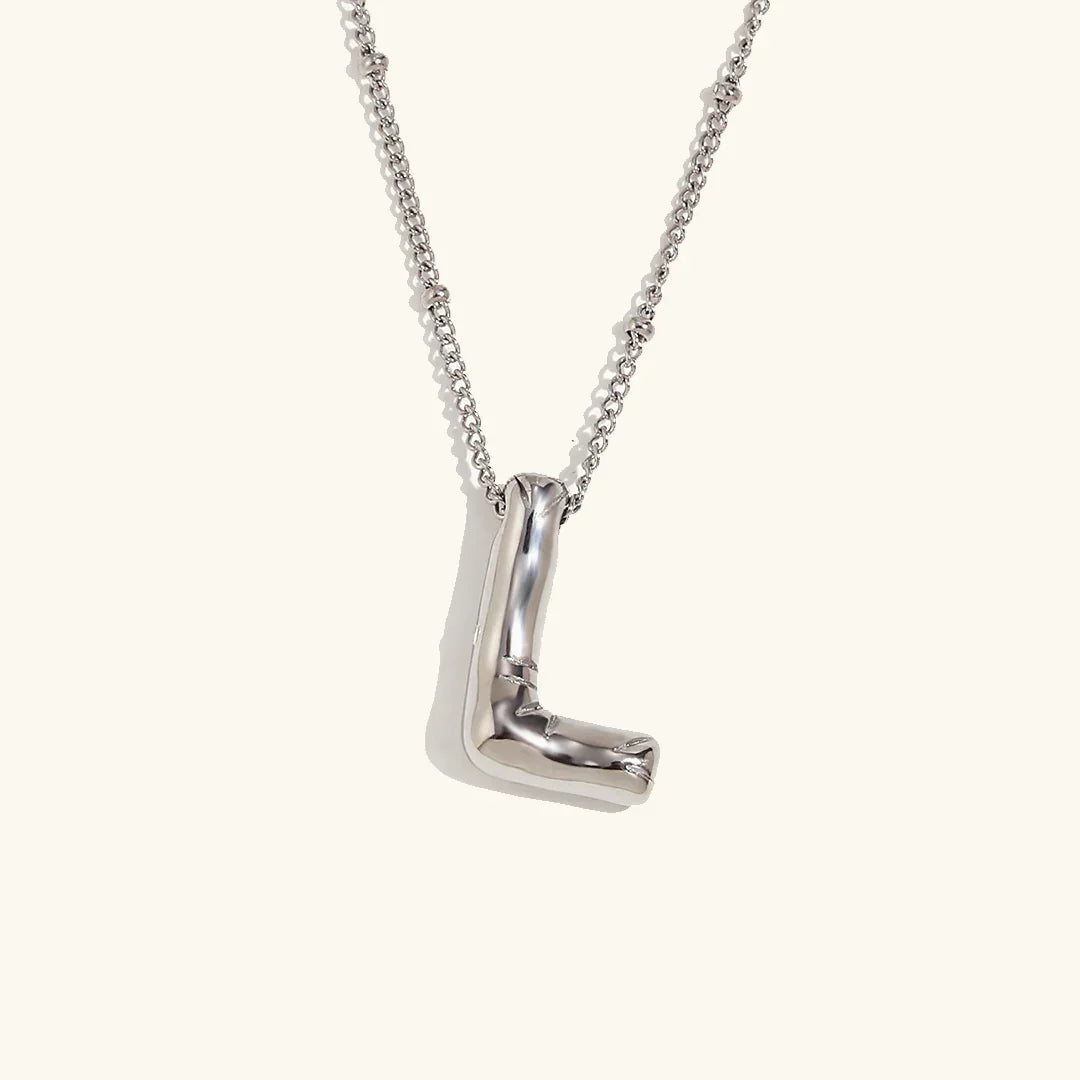 [Royal Vicky]Balloon Gold Initial Necklace