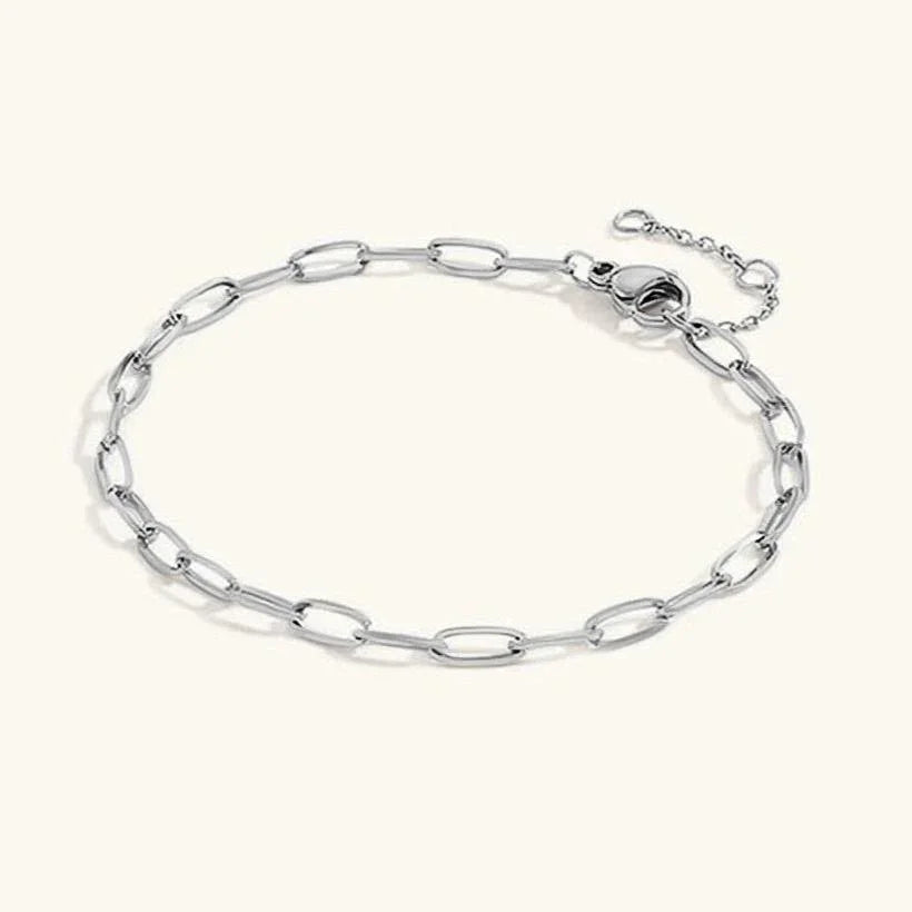[Royal&Vicky]Maybelle Goldene Büroklammer-Kettenarmband