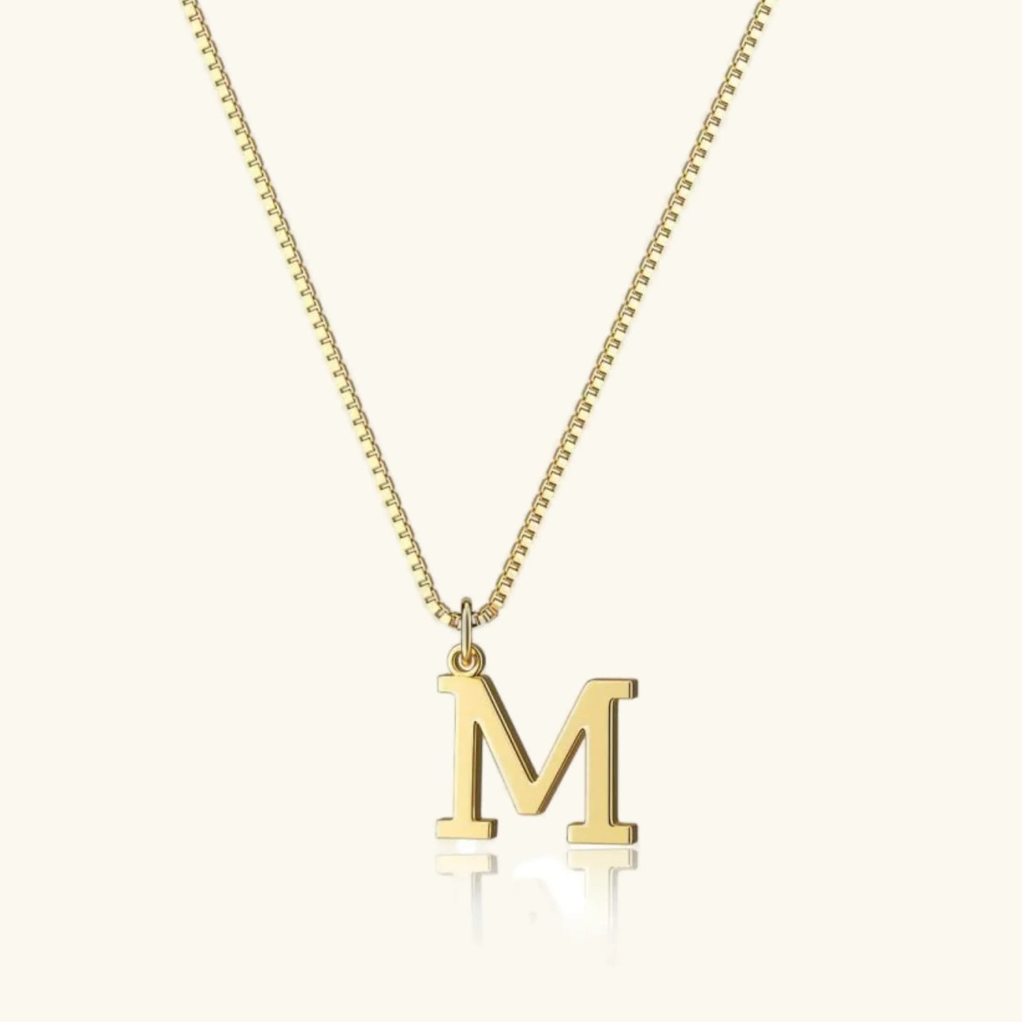 [Royal Vicky]Therese Letter Initial Gold Necklace