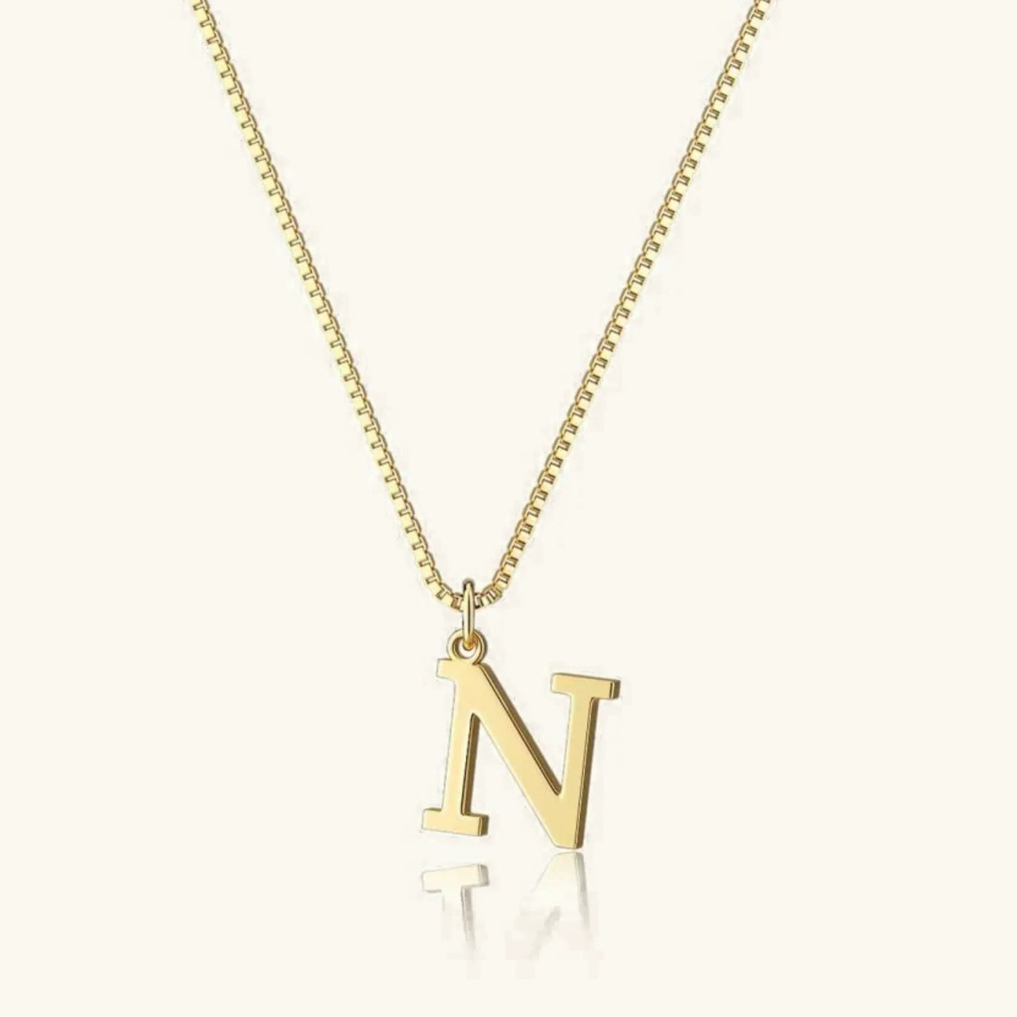 [Royal Vicky]Therese Letter Initial Gold Necklace