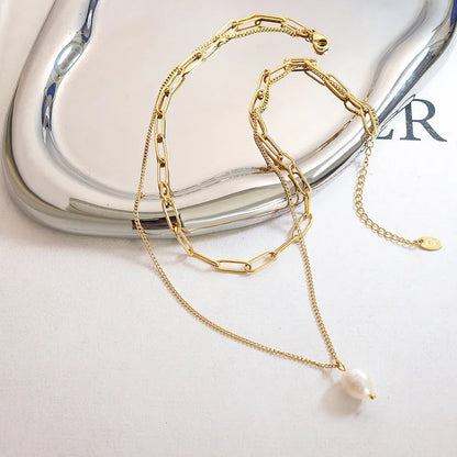 [Royal Vicky]Tropica Freshwater Pearl Necklace