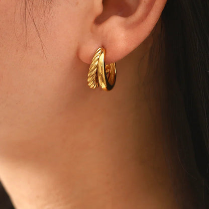 [Royal Vicky]Cecilia Layered Earrings