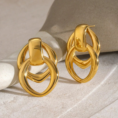 [Royal Vicky]Zoey Gold Earrings
