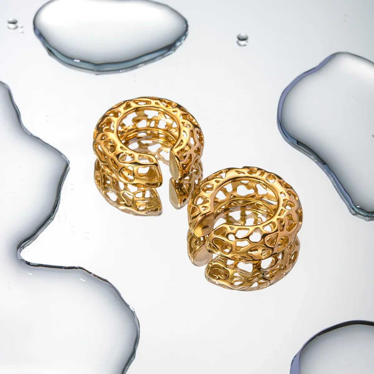 [Royal Vicky]Alma Gold Earrings