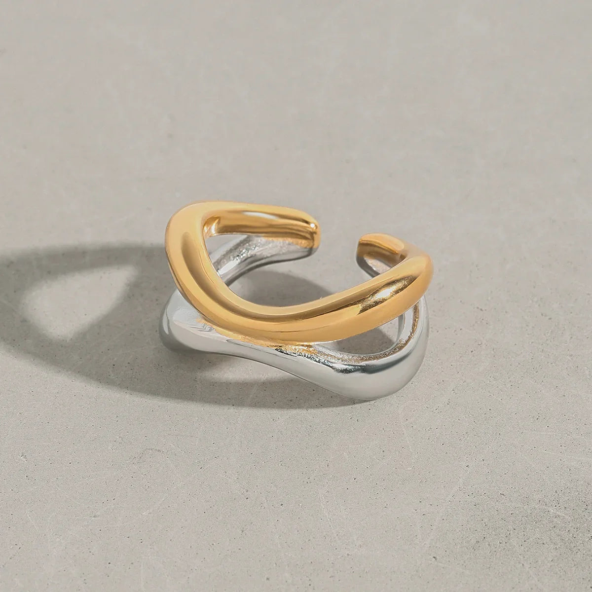 [Royal Vicky]Deanna Gold Intertwined Ring