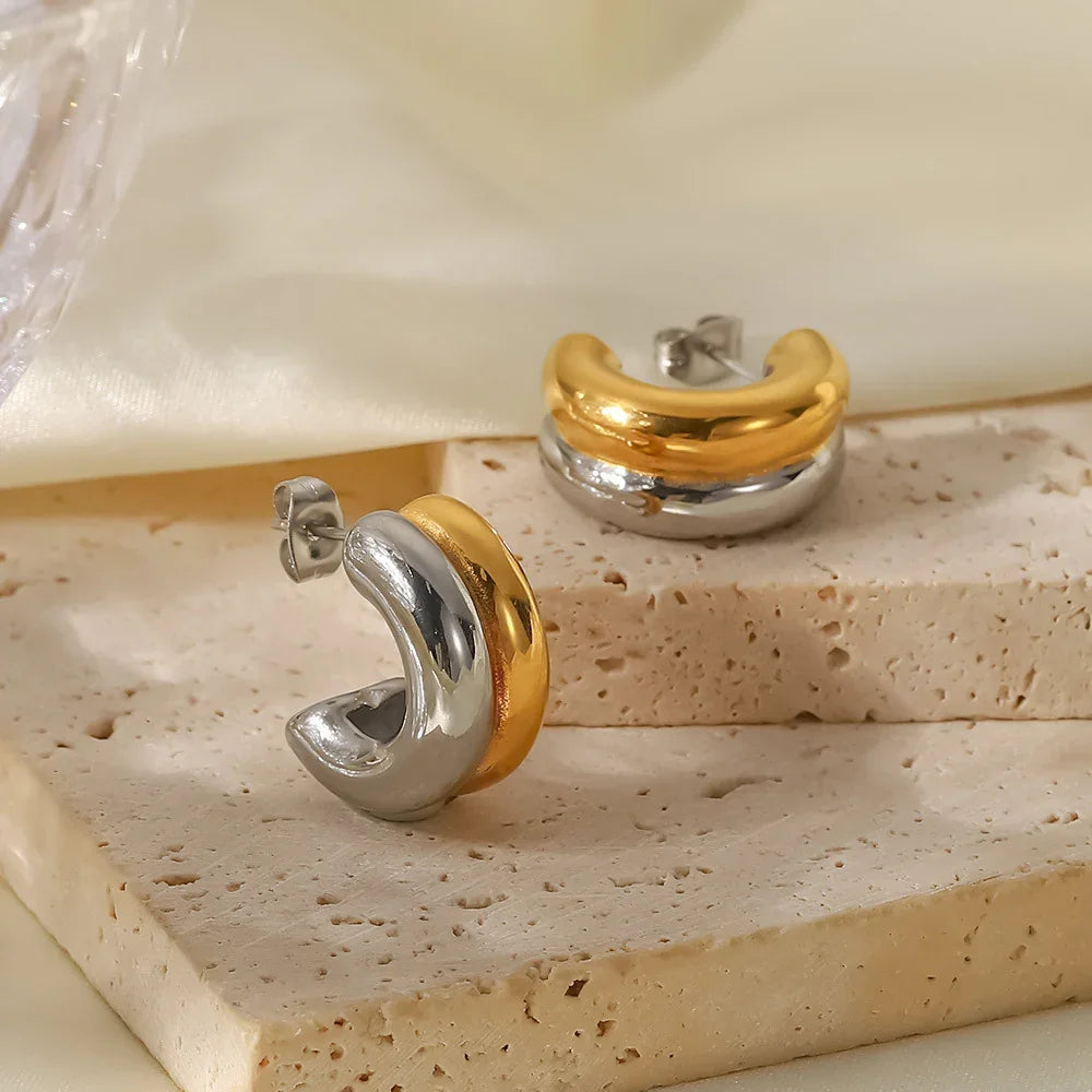 [Royal Vicky]Henrietta Gold Earrings