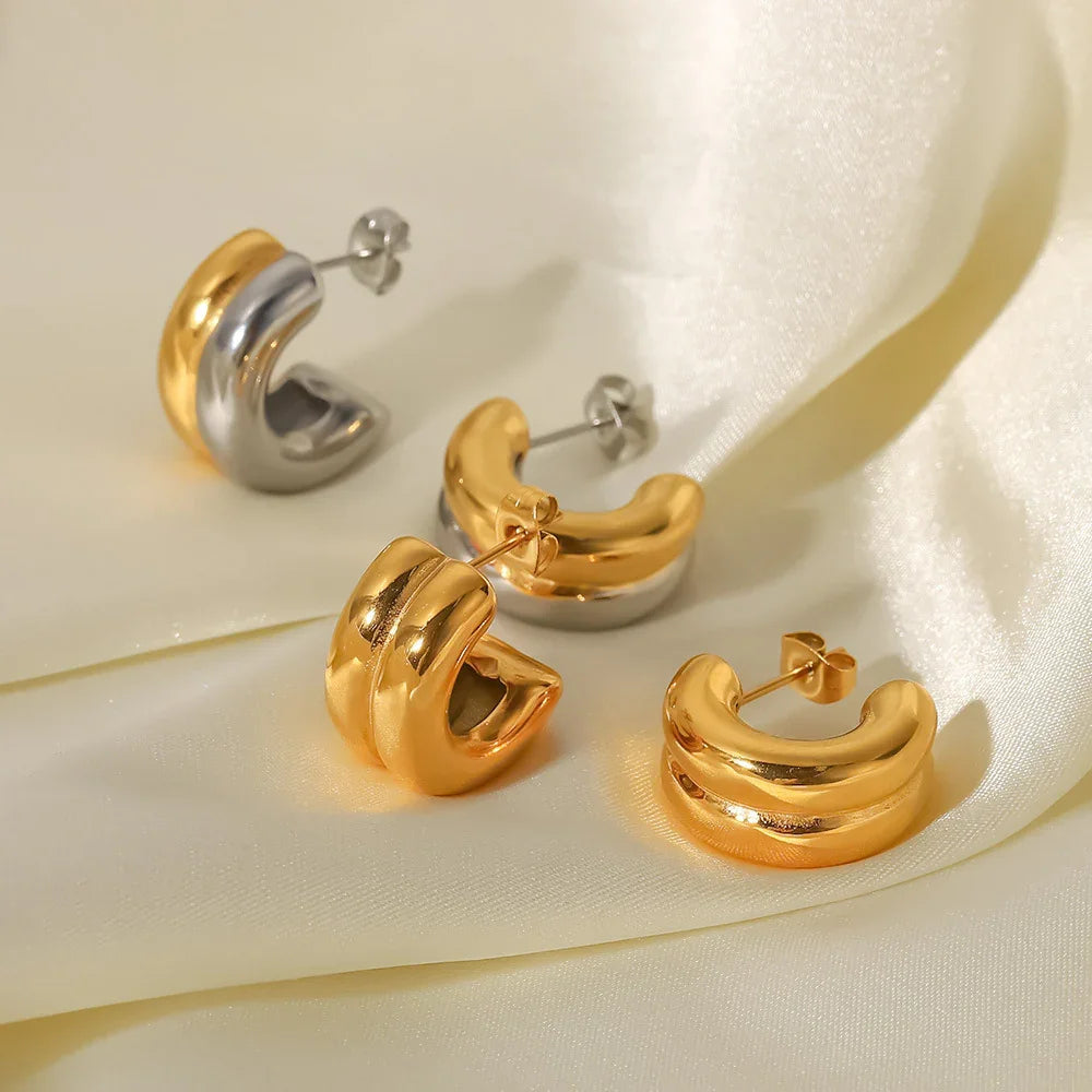 [Royal Vicky]Henrietta Gold Earrings